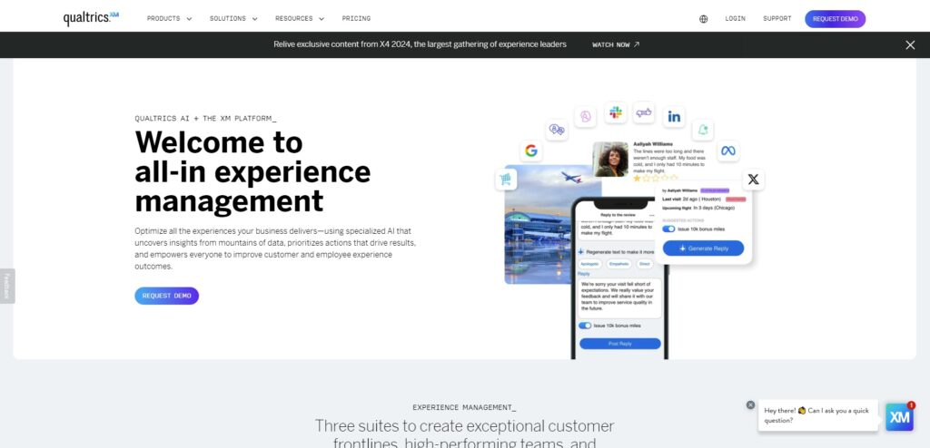 Qualtrics website